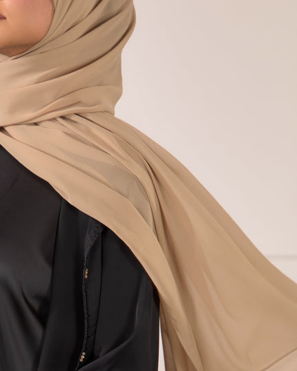 Chiffon Hijab - Stone