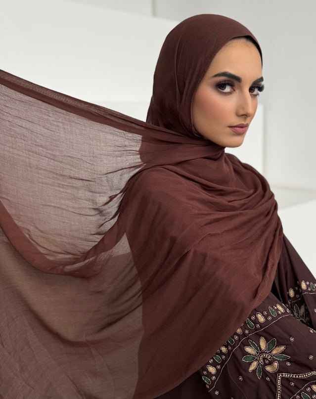 Modal Hijab - Coffee