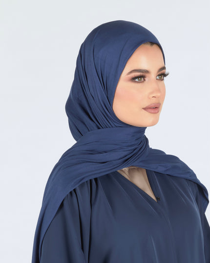 Maxi Jersey Hijab - Navy