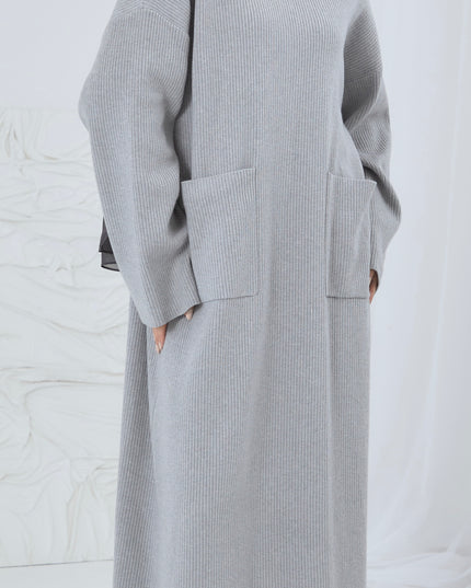MODEST JUMPER GREY DRESS