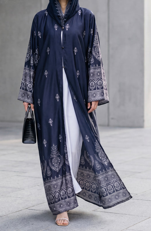 Navy Aura Abaya