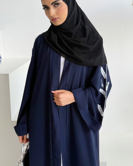Navy Elham Abaya