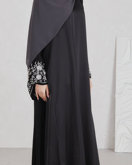 Satin Sleeveless Slip - Black
