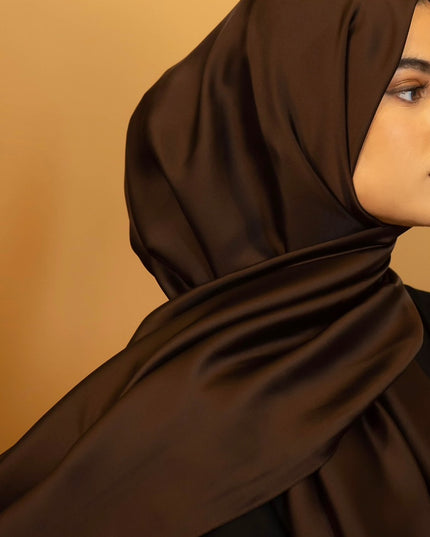 Aaliya Collections Rayon Hijab - Brown