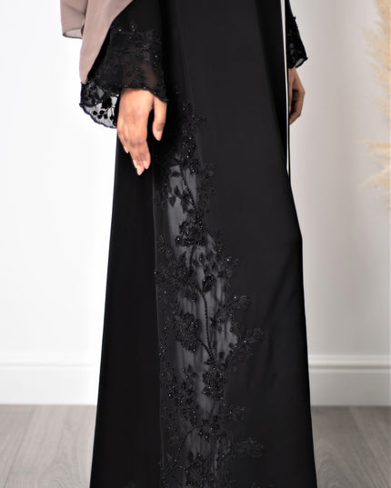 Aaliya Collections Aamna Lace Abaya