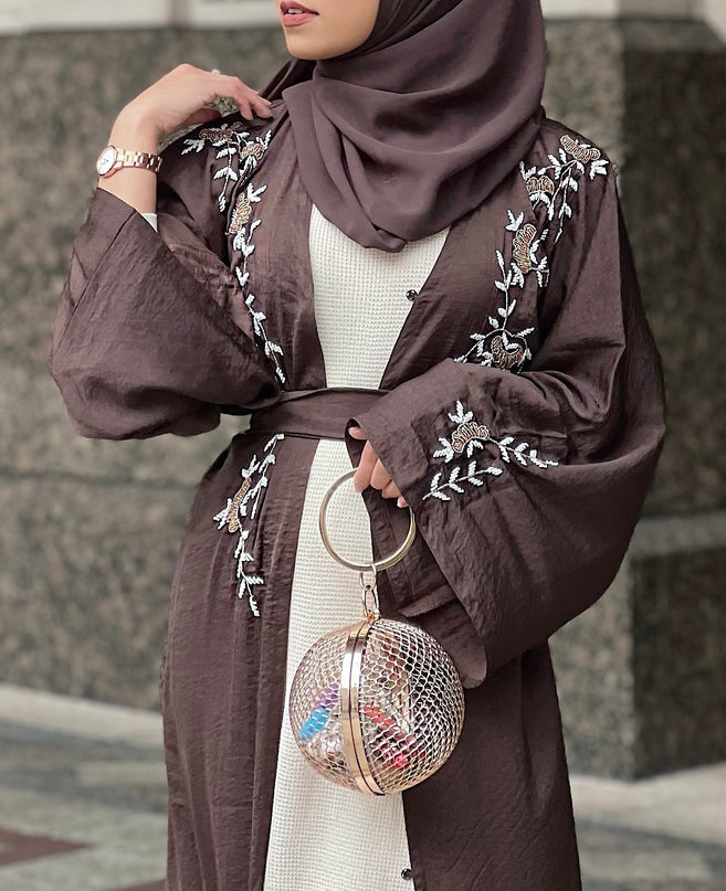 Noor Sequin Abaya - MADE TO ORDER